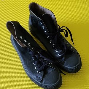 Black converse all star shoes M9.5